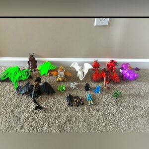 How to Train Your Dragon Figures